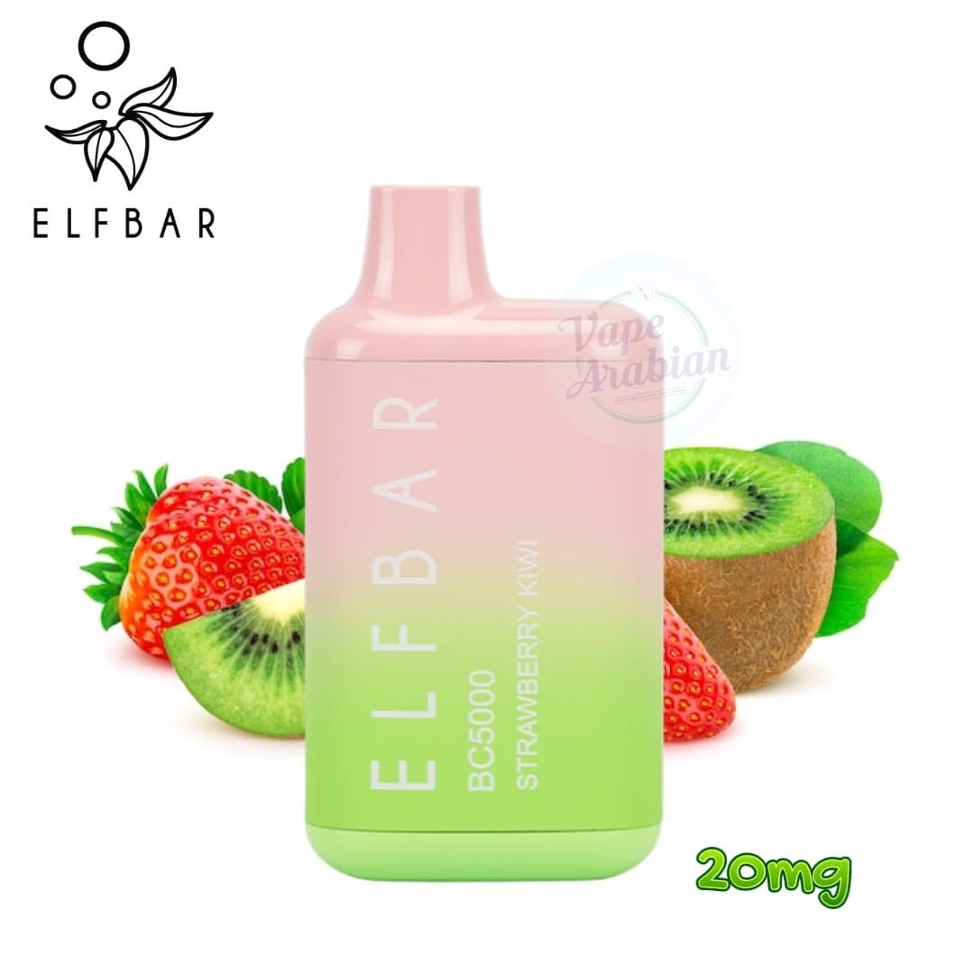 Elf Bar Bc5000 Disposable Vape- Strawberry Kiwi