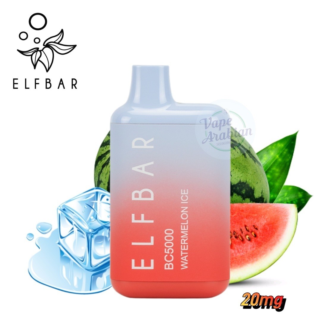 Elf Bar Bc5000 Disposable Vape- Watermelon Ice