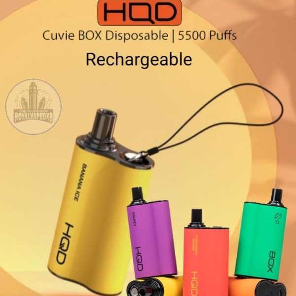 hqd cuvie box 5500puffs disposable