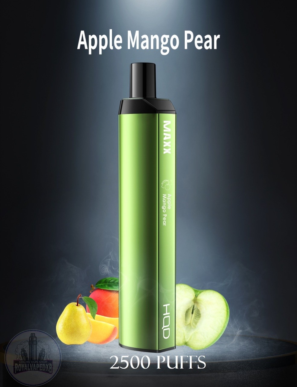 HQD Maxx Disposable Vape 2500 Puffs- Apple Mango Pear