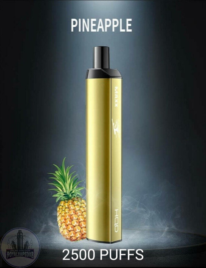 HQD Maxx Disposable Vape 2500 Puffs- Pineapple
