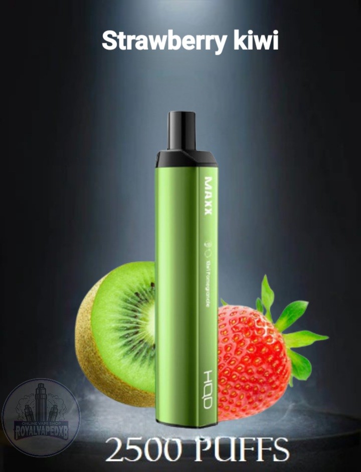 HQD Maxx Disposable Vape 2500 Puffs- Strawberry Kiwi