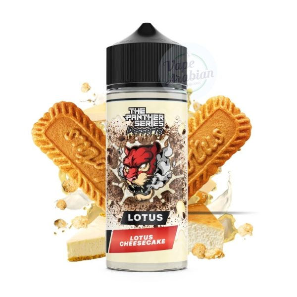 panther series desserts lotus cheesecake 120ml