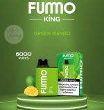 Fumo King 6000 Puffs Disposable Vape- Green Mango