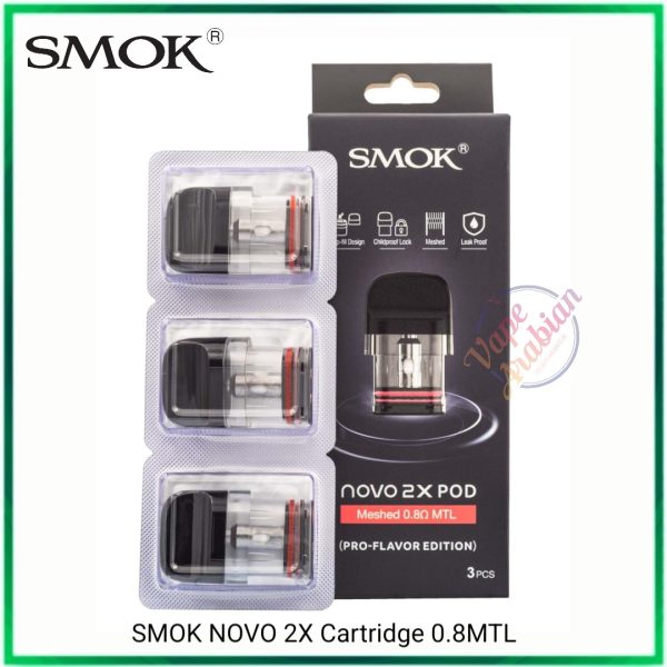 Smok Novo 2x Replacement Pod 0.8ohm MTL