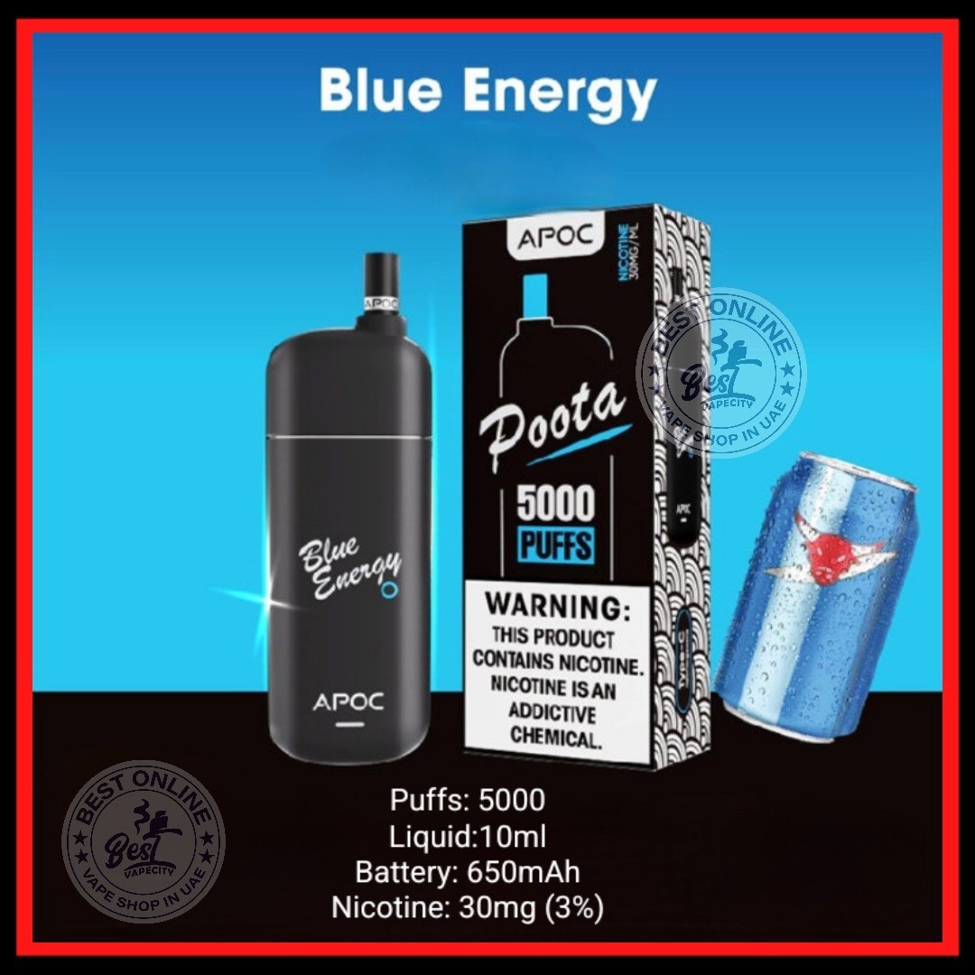 Apoc Poota 5000 Puffs Disposable Vape Blue Energy