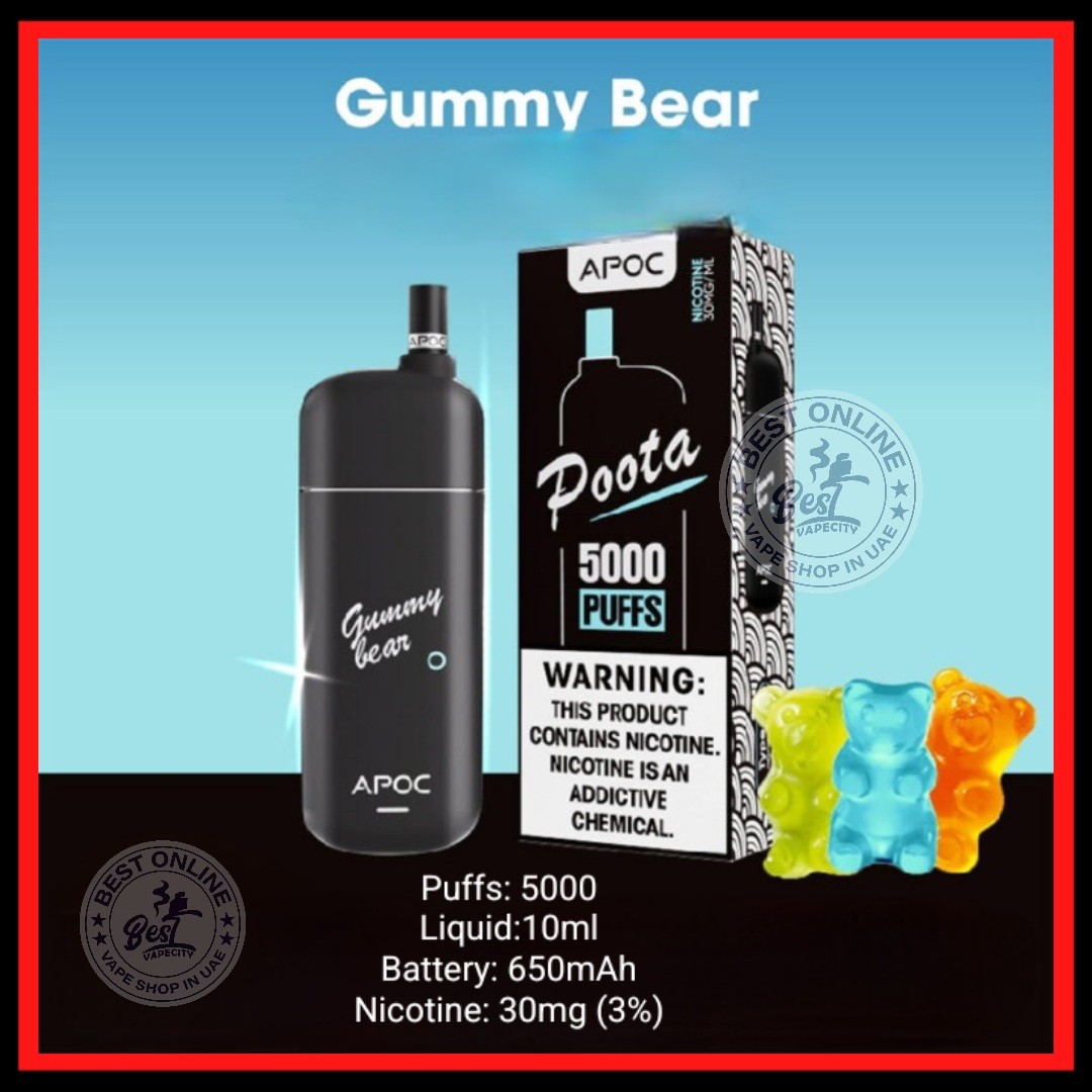 Apoc Poota 5000 Puffs Disposable Vape Gummy Bear