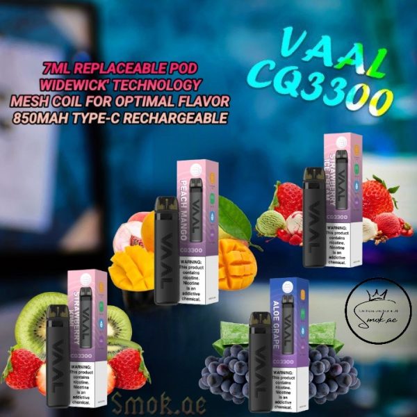 vaal cq3300 disposable vape kit