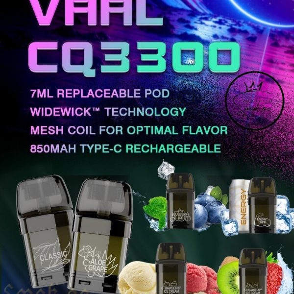vaal cq3300 replaceable pod disposable