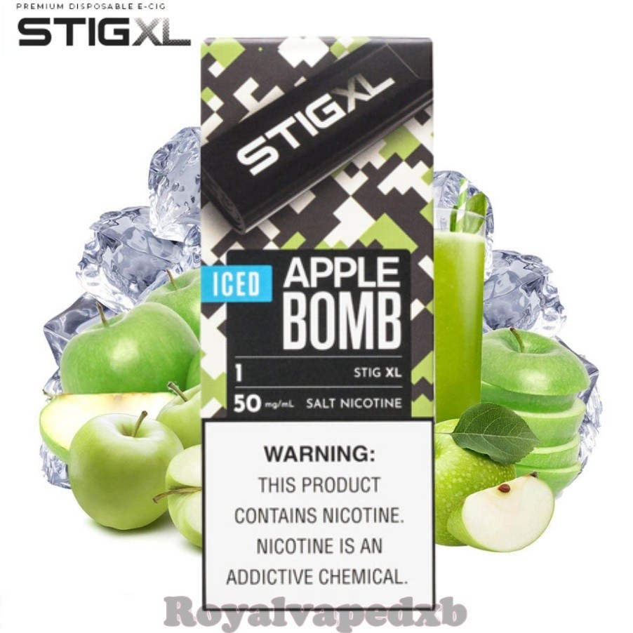 VGOD STIG XL Disposable Vape Iced Apple Bomb