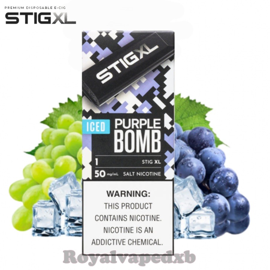 VGOD STIG XL Disposable Vape Iced Purple Bomb