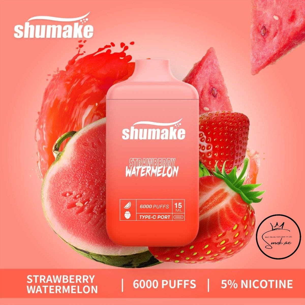 Shumake Disposable Vape 6000 Puffs In Dubai