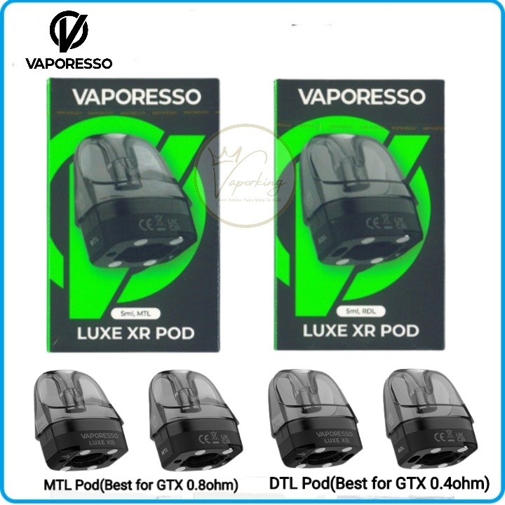 vaporesso luxe xr empty pods