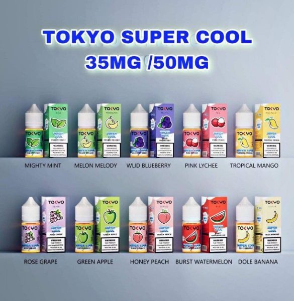 tokyo super cool saltnic 30ml