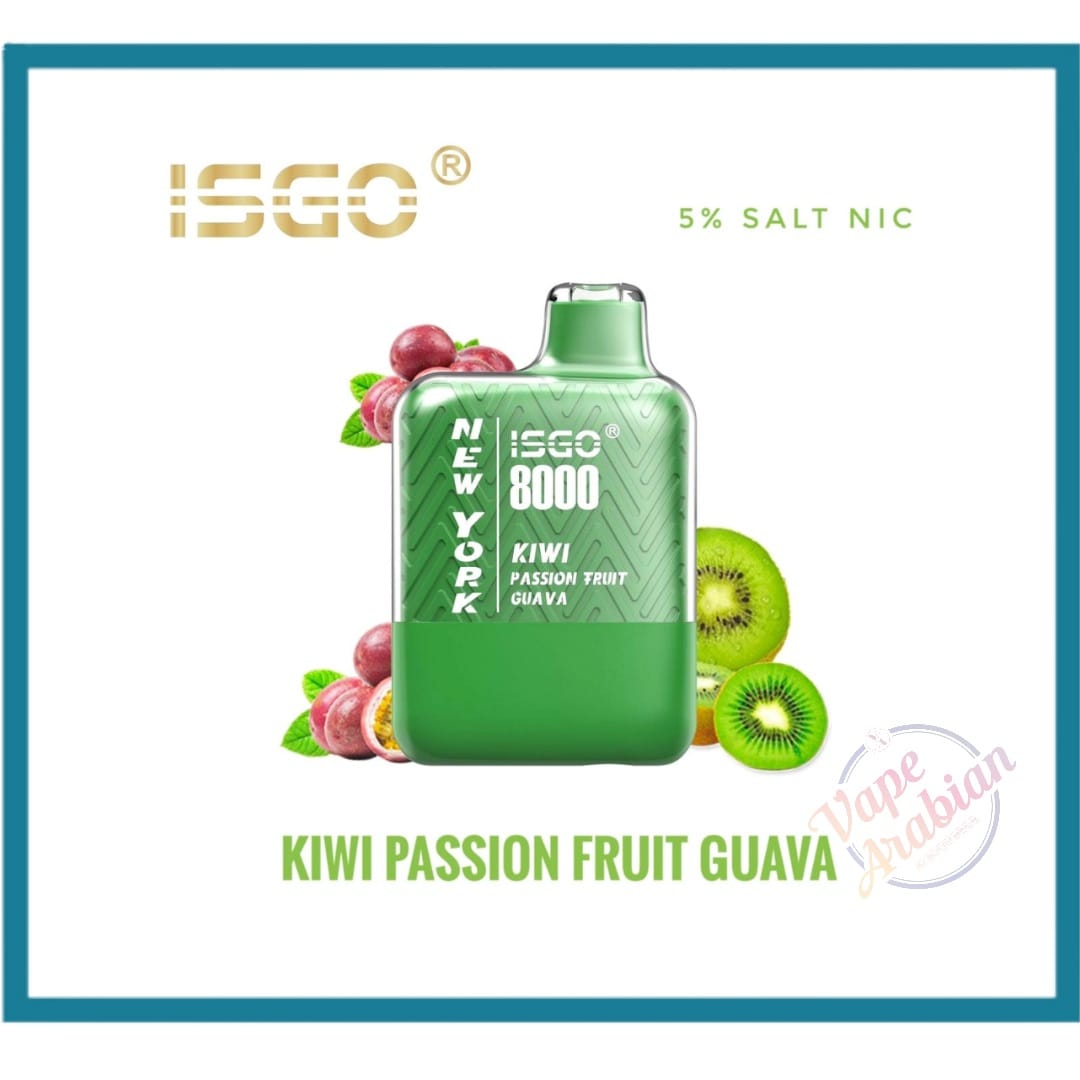 Isgo New York 8000 Puffs Disposable Vape In UAE