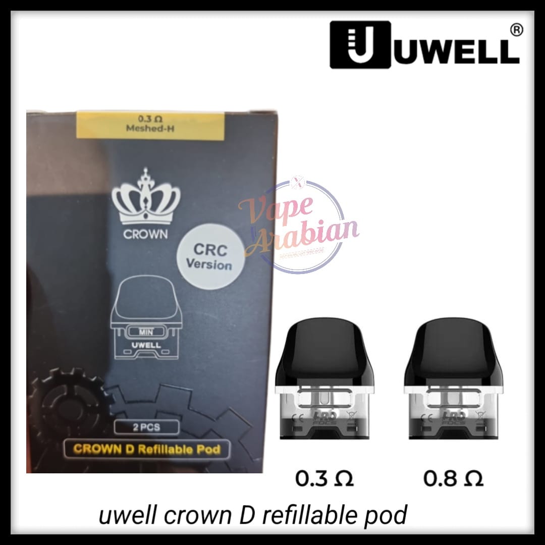 Uwell Crown D Refillable Pod 2mL In UAE