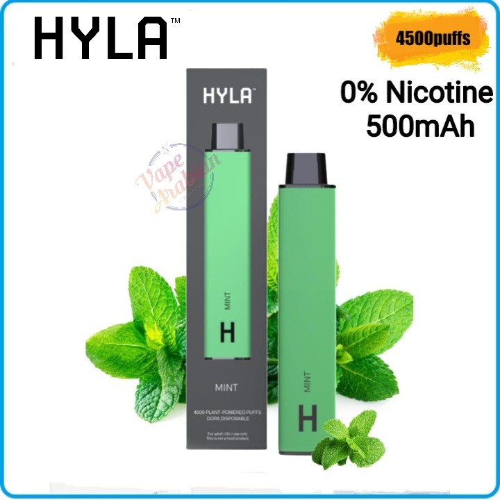 HYLA 0 Nicotine Disposable Vape 4500Puffs In UAE