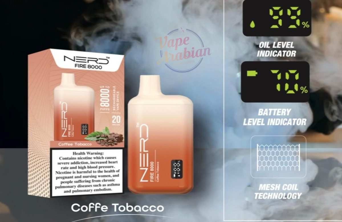 Nerd Fire Disposable Vape 8000 Puffs Advanced LCD Display Technology In UAE - Image 10