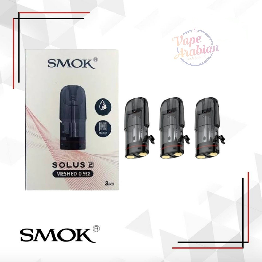 SMOK Solus 2 Pod Cartridge 2.5ml (3pcs/pack) In UAE
