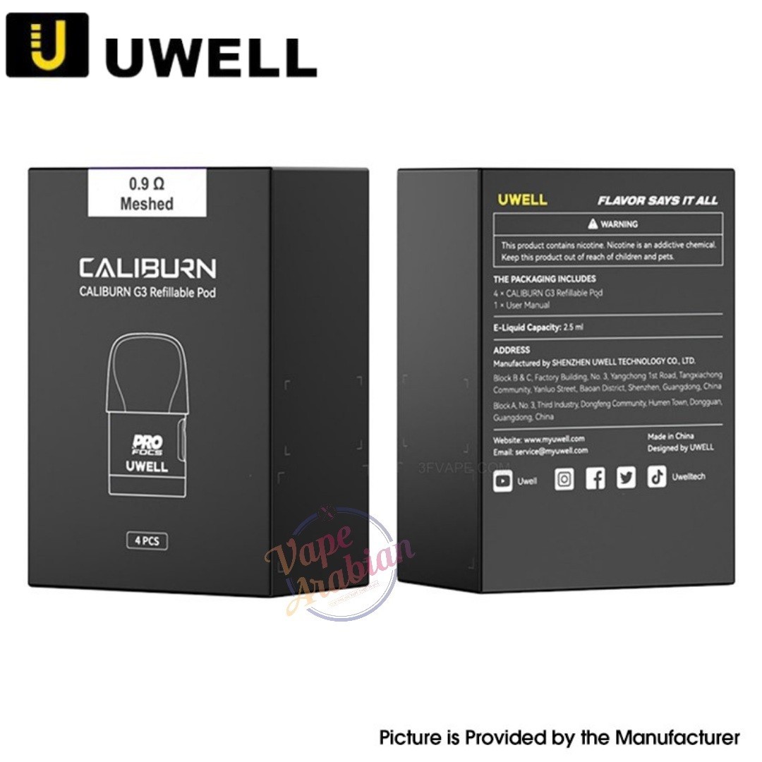 Uwell Caliburn G3 Pod Cartridge In UAE