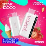 VOZOL STAR 12000 Puffs- Strawberry Ice Cream