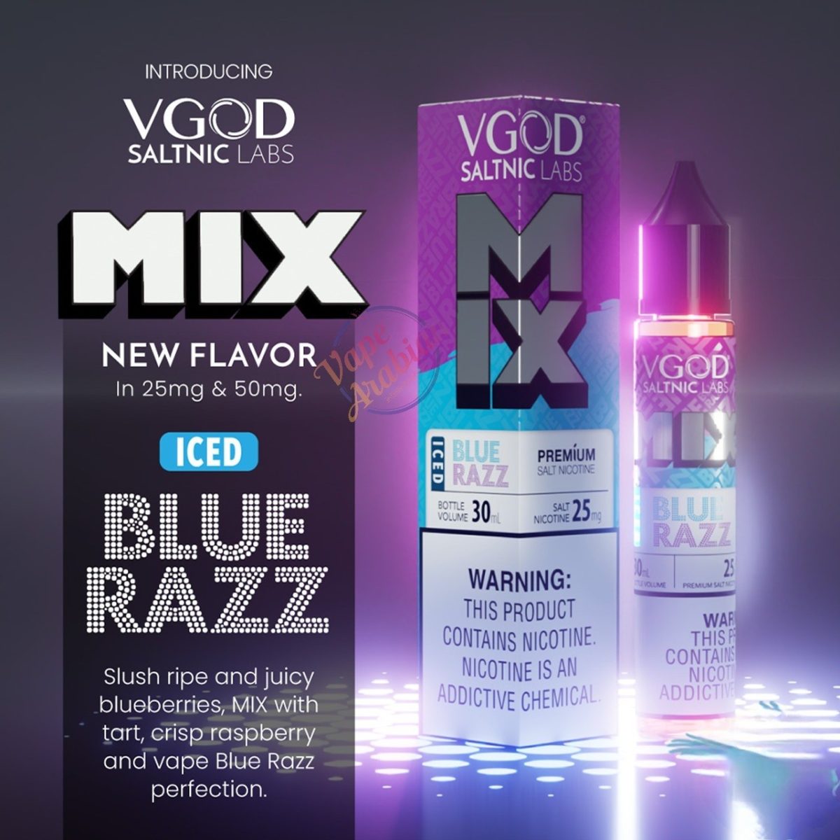 Brand New Addition VGOD Iced Mix Series Salt 30ml In UAE