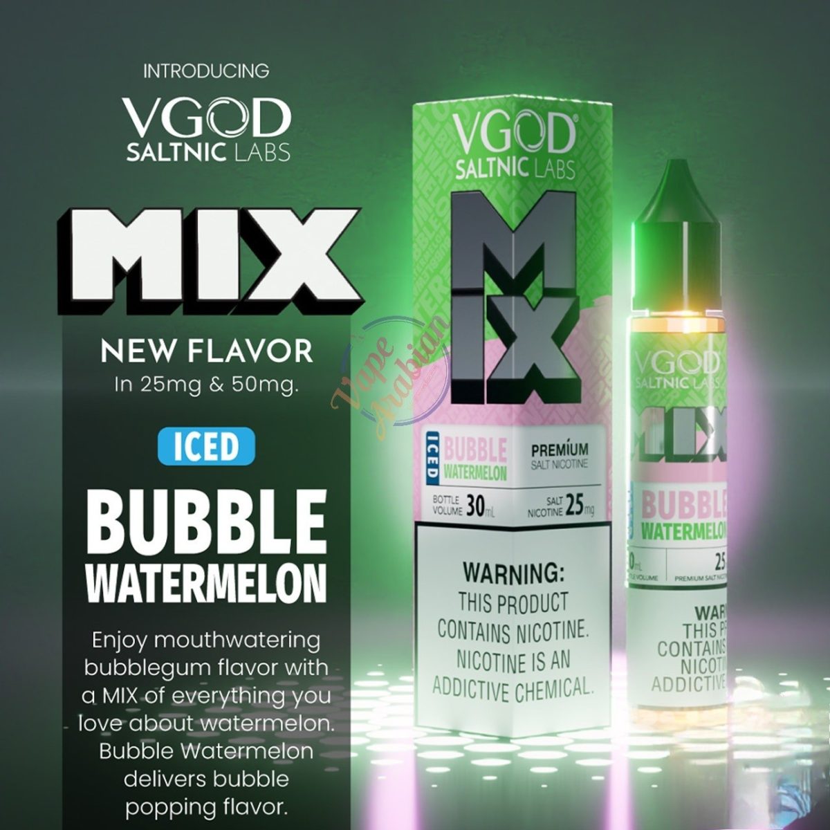 Brand New Addition VGOD Iced Mix Series Salt 30ml In UAE