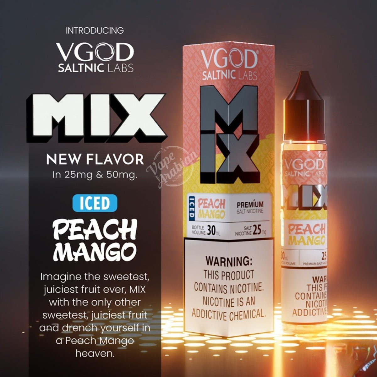 Brand New Addition VGOD Iced Mix Series Salt 30ml In UAE