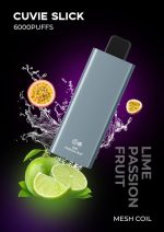 HQD Cuvie Slick 6000 Puffs Lime Passion Fruit