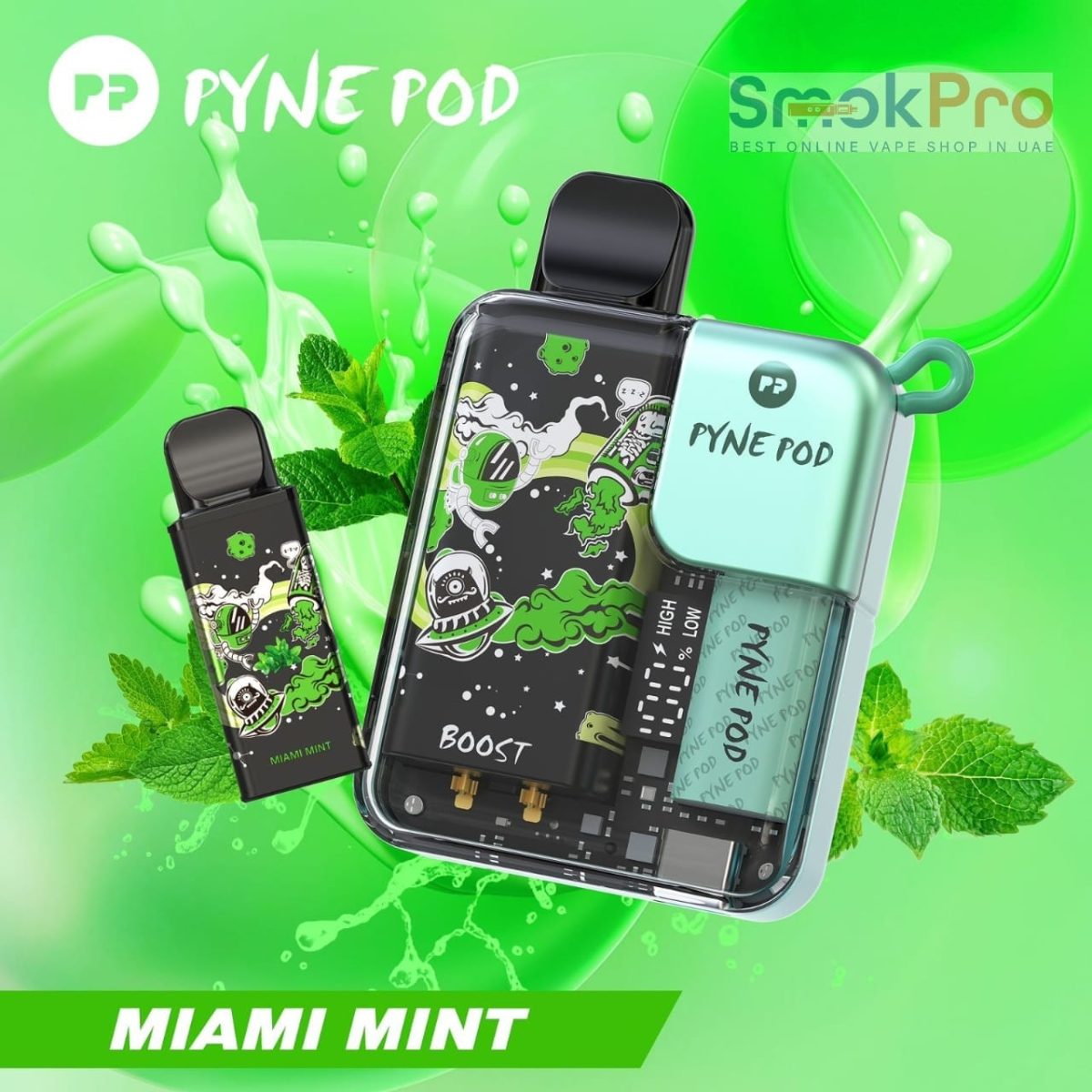 Pyne Pod 8000 Puffs Disposable Vape (Replaceable Pod) In UAE